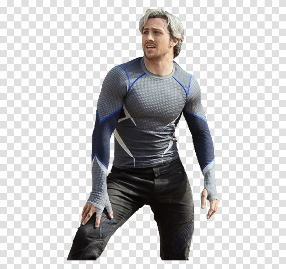 Quicksilver Age Of Ultron, Sleeve, Undershirt, Long Sleeve Transparent Png