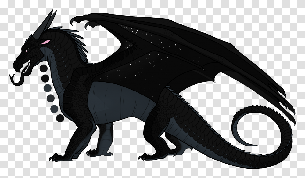 Quickstrike Is A Female Nightwing With Black Eyes Wings Of Fire Nightwing, Dragon, Horse, Mammal, Animal Transparent Png