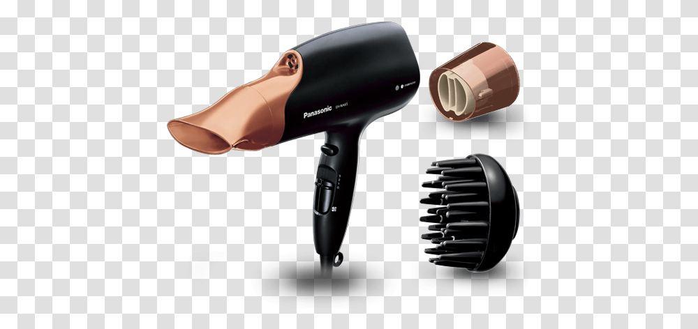 Quiet And Portable Nanoe Hair Dryer Eh Na65 Panasonic Uk Panasonic Rose Gold Hair Dryer, Blow Dryer, Appliance Transparent Png