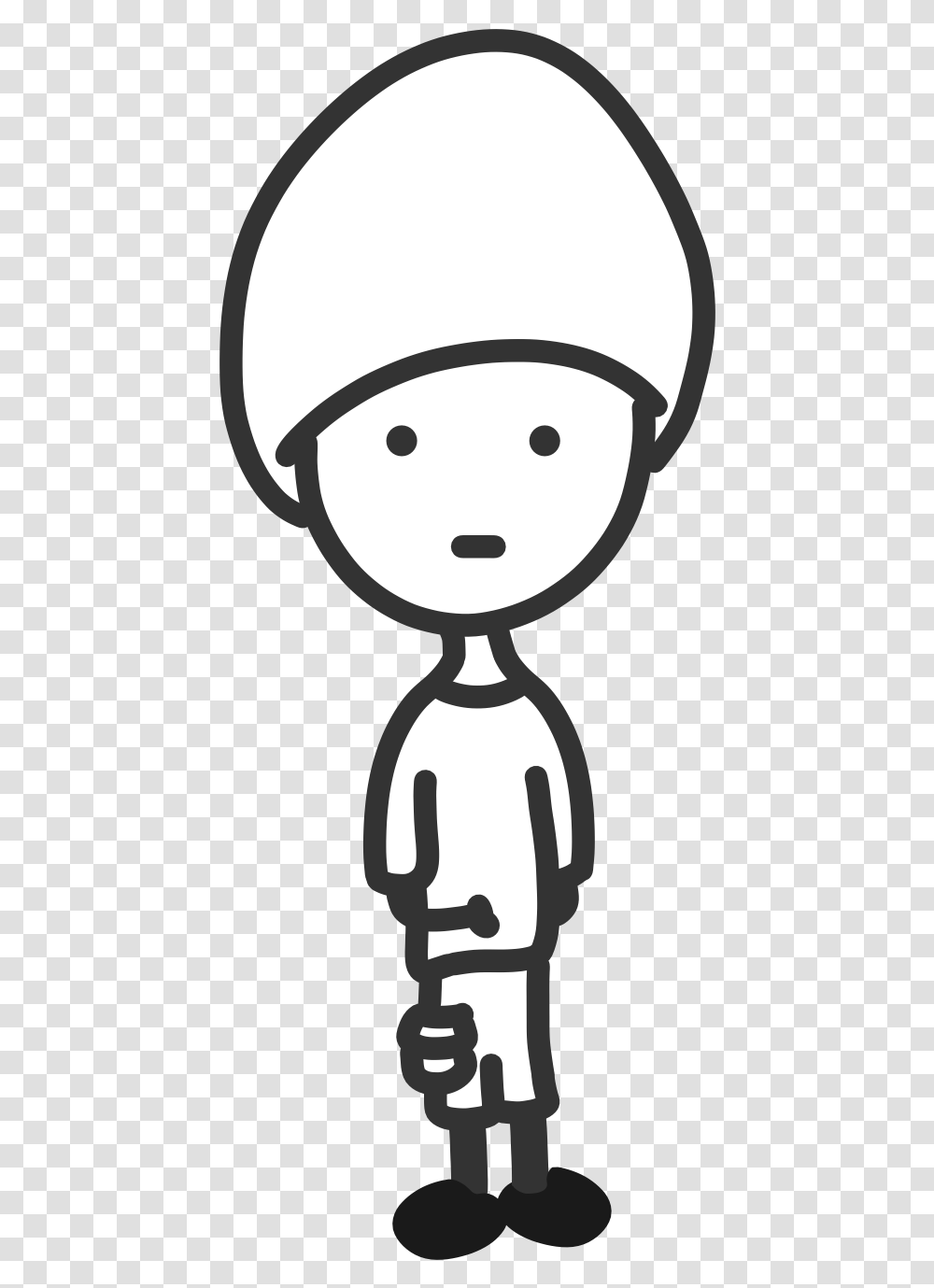 Quiet Boy Black White Line Art Drawing Scalable Vector Line Pictures Of A Boy, Trophy, Webcam, Camera Transparent Png