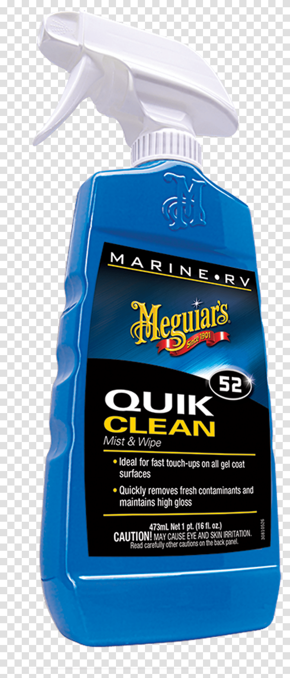Quik Clean Mist Amp Wipe Meguiars Marine Polish, Advertisement, Bottle, Poster, Flyer Transparent Png