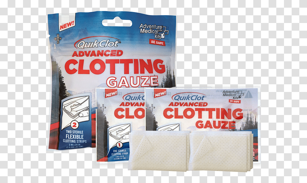 Quikclot Gauze Contents Quikclot Gauze Strt Quikclot Army Grade Bandage Dressing, First Aid Transparent Png