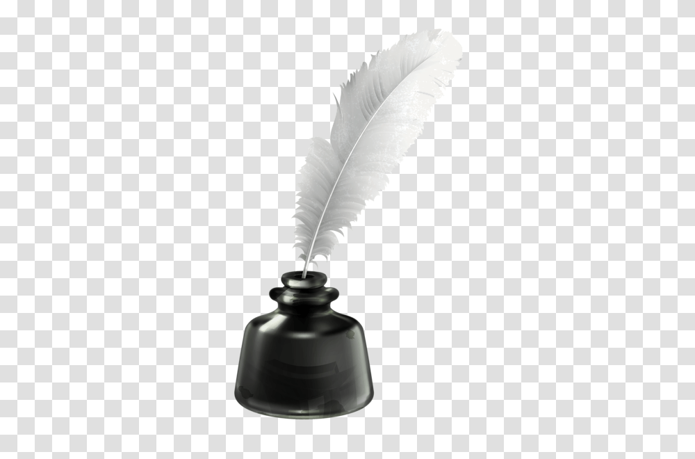 Quill And Ink Pot Vector Gallery, Bottle, Ink Bottle Transparent Png