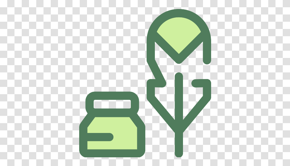 Quill Icon Sign, Recycling Symbol, Green, Emblem Transparent Png