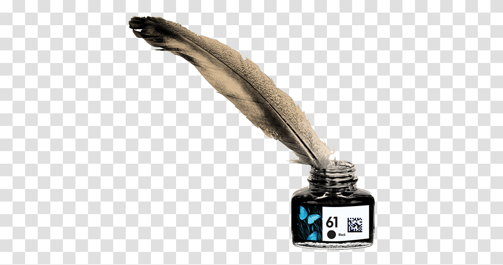 Quill Ink Bottle, Bird, Animal Transparent Png