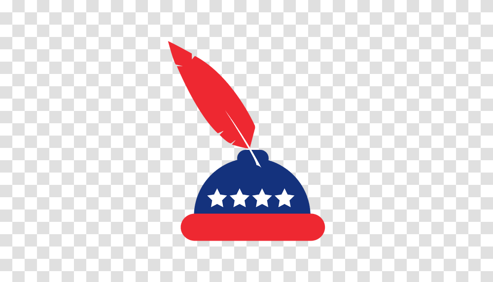 Quill Ink Usa Flag Print, Label, Weapon Transparent Png