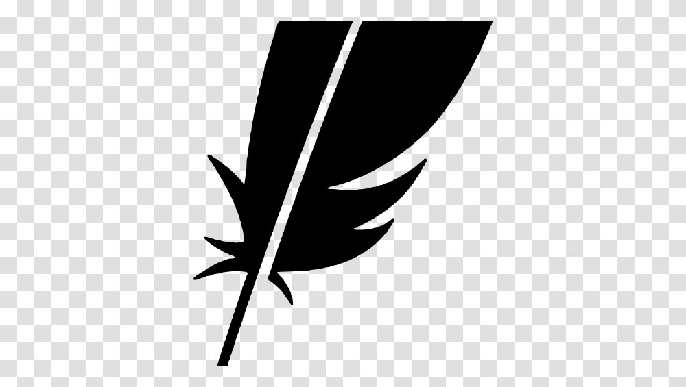 Quill Pen Write Silhouette Author Ink Feather Graphic Design, Gray, World Of Warcraft Transparent Png