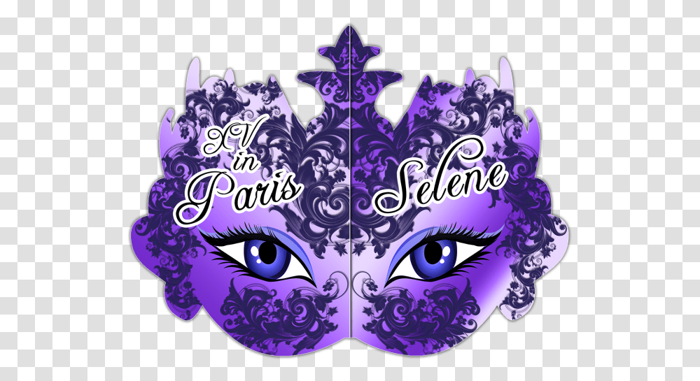 Quinceanera Crown, Purple, Crowd Transparent Png