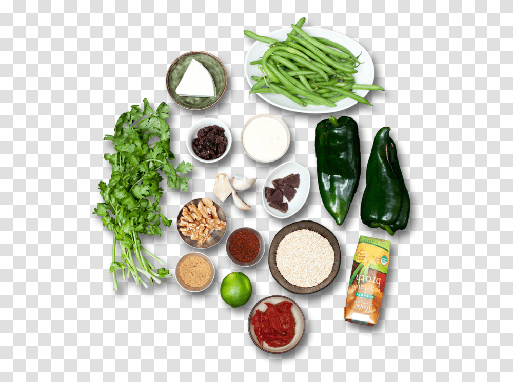 Quinoa Stuffed Poblanos With Mole Sauce Amp Green Beans Superfood, Plant, Vase, Jar, Pottery Transparent Png