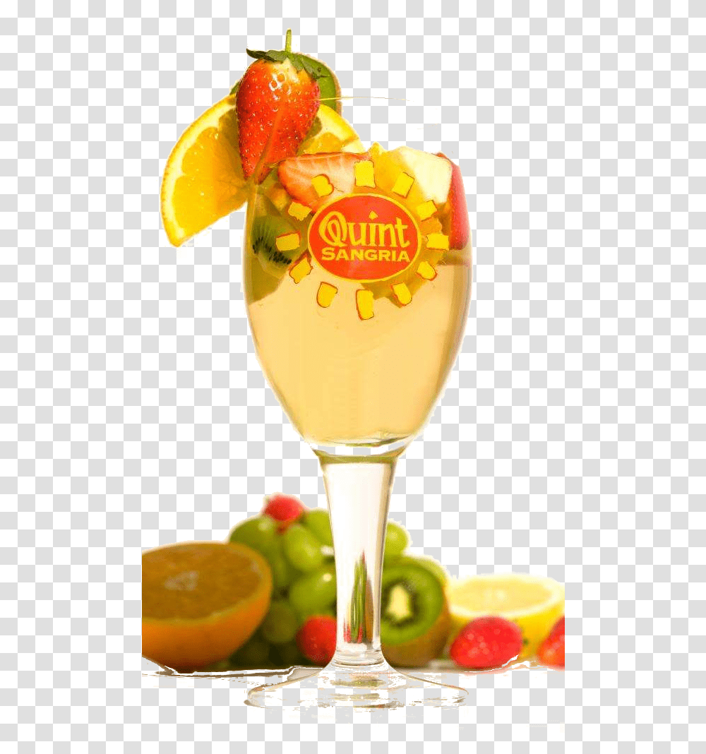 Quint Sangria Wit Quint Sangria, Beverage, Drink, Glass, Orange Transparent Png