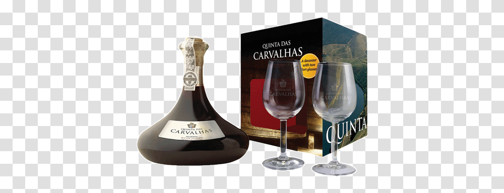 Quinta Das Carvalhas Ruby Port Reserva Decanter 2 Glass, Alcohol, Beverage, Drink, Bottle Transparent Png