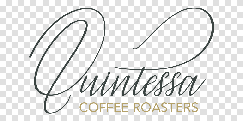 Quintessa Coffee Roasters Calligraphy, Alphabet, Label, Handwriting Transparent Png