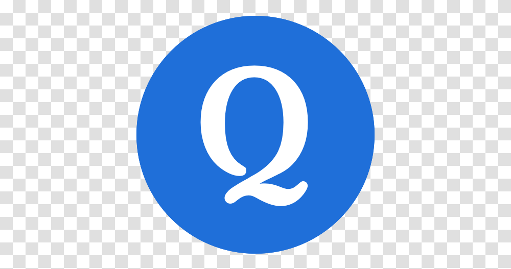 Quizlet Logo 2 With Blue Circle, Symbol, Trademark, Moon, Outdoors Transparent Png