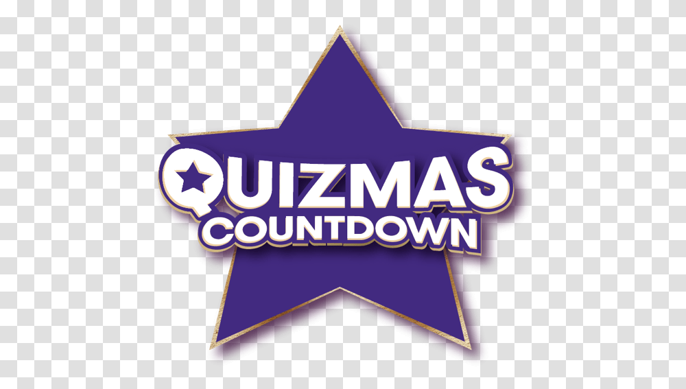 Quizmas Countdown Graphic Design, Symbol, Logo, Purple, Lighting Transparent Png