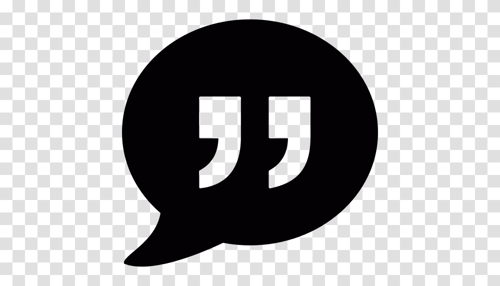 Quotation Marks In Speech Bubble Icon, Moon, Outdoors, Nature Transparent Png