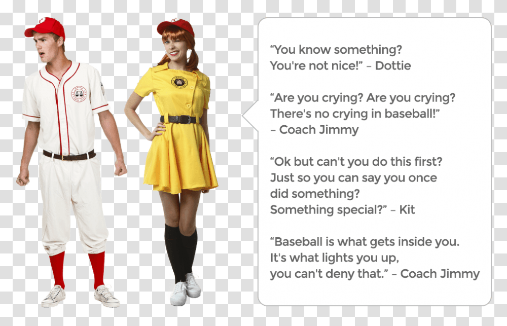 Quotes From A League Of Their Own, Person, Female, Coat Transparent Png