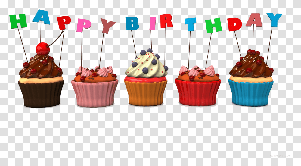 Quotes Today Is My Birthday, Cupcake, Cream, Dessert, Food Transparent Png