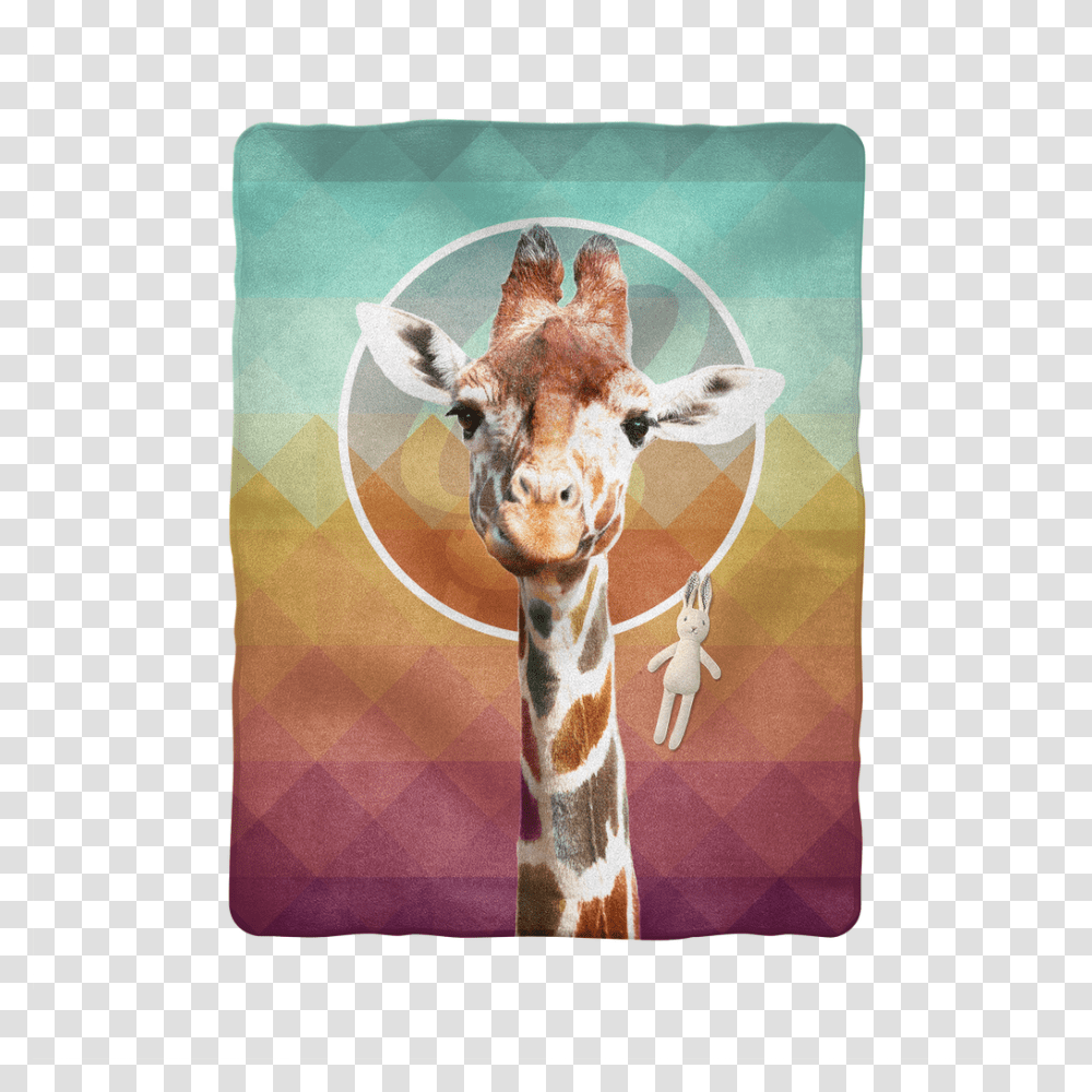 Quotgiraffe Sublimation Baby Blanket Giraffe, Mammal, Animal, Wildlife, Antelope Transparent Png