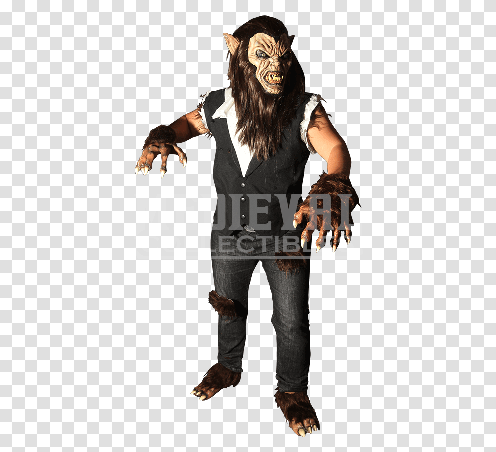 Quotwolfman Costume Halloween Costume, Hand, Person, Performer, Leisure Activities Transparent Png