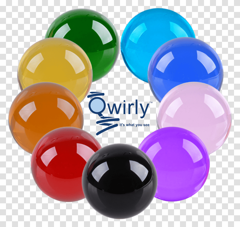 Qwirly Multipurpose Glass Gazing Ball Glass Plastic Toy Ball, Sphere, Balloon Transparent Png