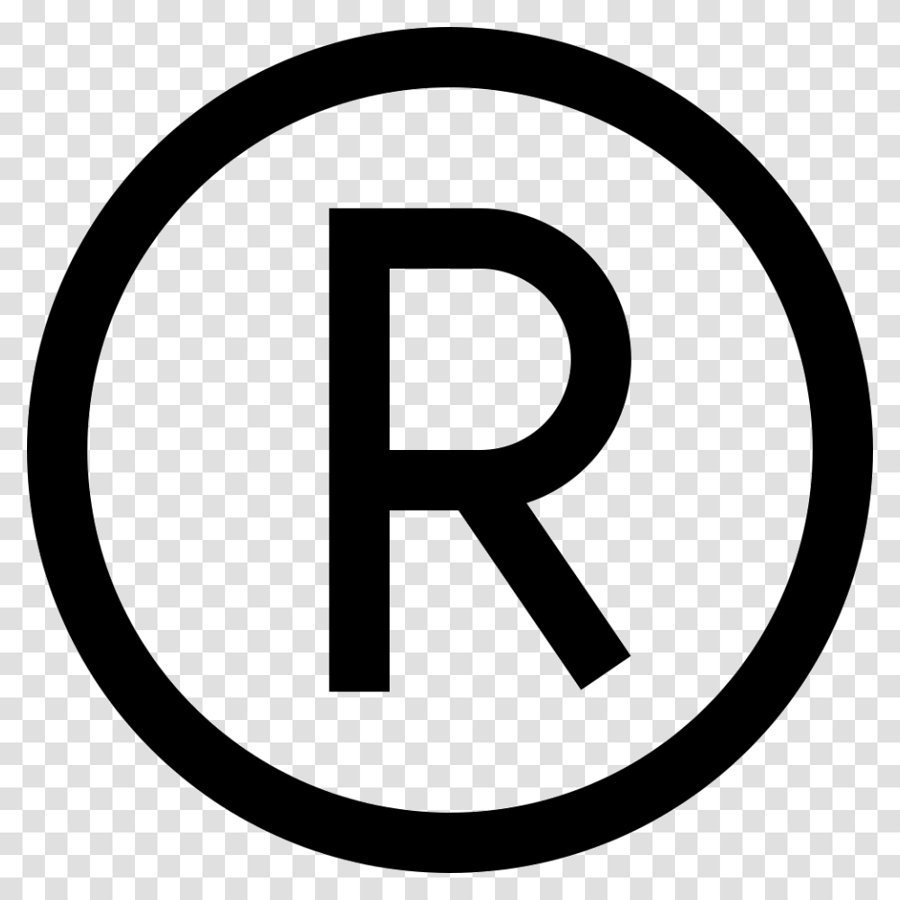 R Number 7 In Circle, Logo, Trademark Transparent Png