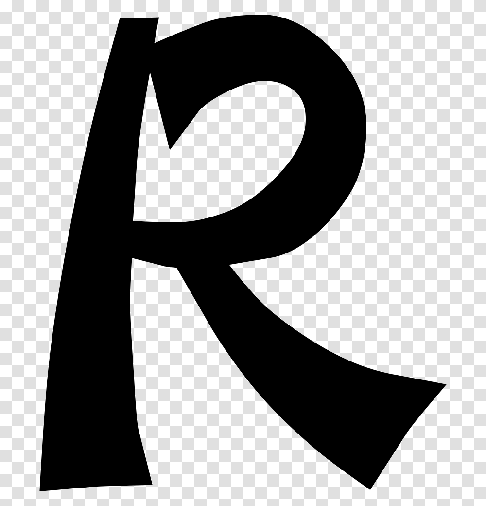 R R Material Icon, Alphabet, Number Transparent Png
