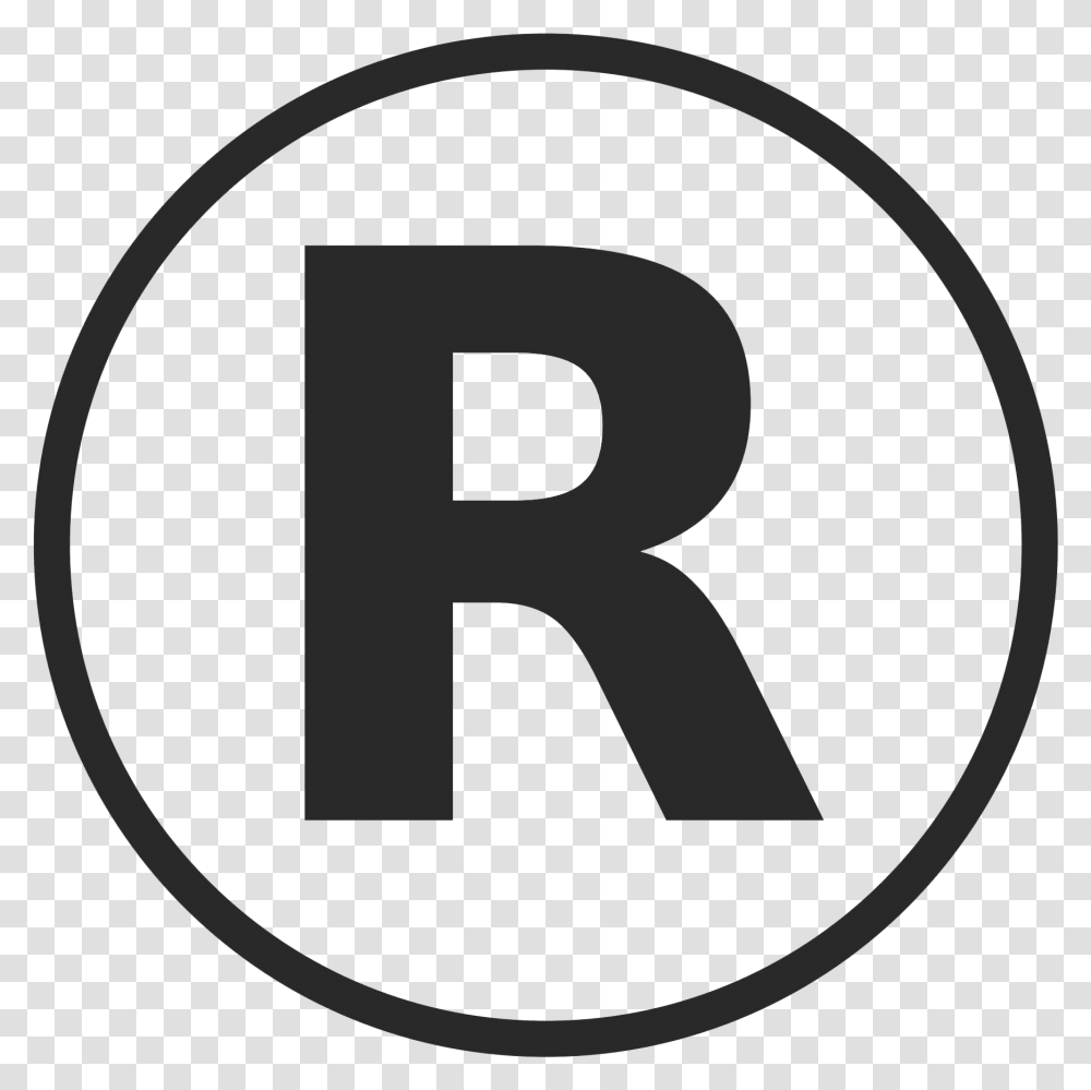 R Symbol Copyright R Logo, Number Transparent Png