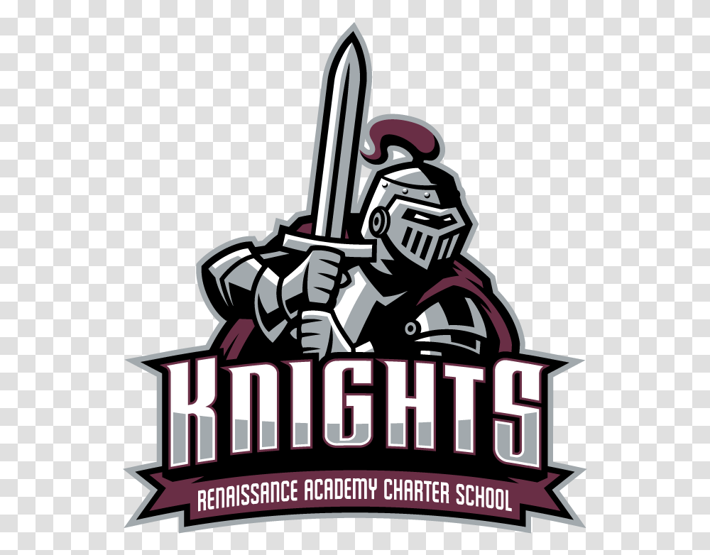 Ra Knights Athletic Logo Renaissance Academy Charter School Knights, Advertisement, Poster, Flyer, Paper Transparent Png