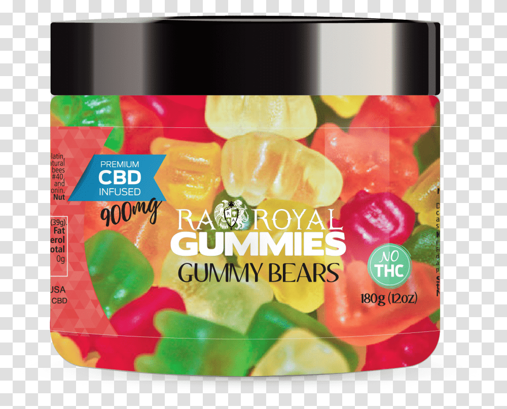 Ra Royal Cbd Gummies Gummy Bears, Sweets, Food, Confectionery, Plant Transparent Png