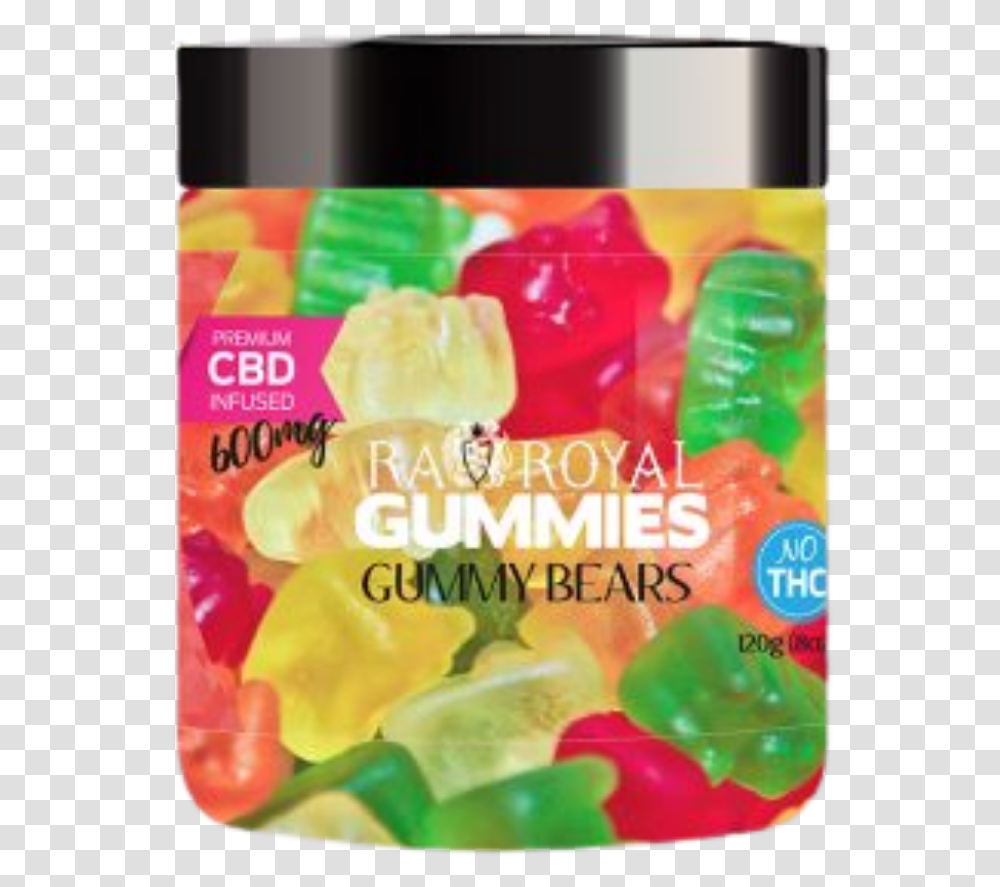 Ra Royal Gummies Gummy Bears Cbd Gummy Bears, Sweets, Food, Confectionery, Jelly Transparent Png