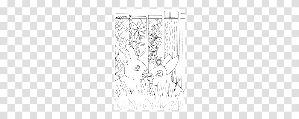 Rabbit Doodle, Drawing, Sketch Transparent Png