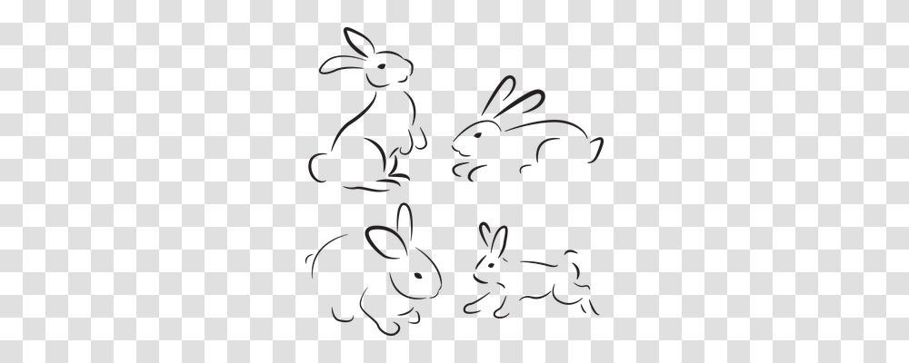 Rabbit Nature, Label, Alphabet Transparent Png