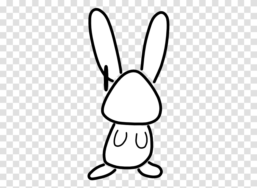 Rabbit Black And White Bunny Black And White Rabbit Bunny Clipart, Lamp, Stencil, Hand, Silhouette Transparent Png