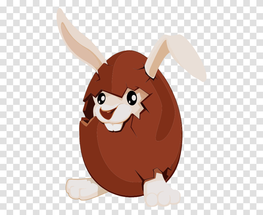 Rabbit Clipart Chocolate Bunny, Mammal, Animal, Wildlife, Rodent Transparent Png