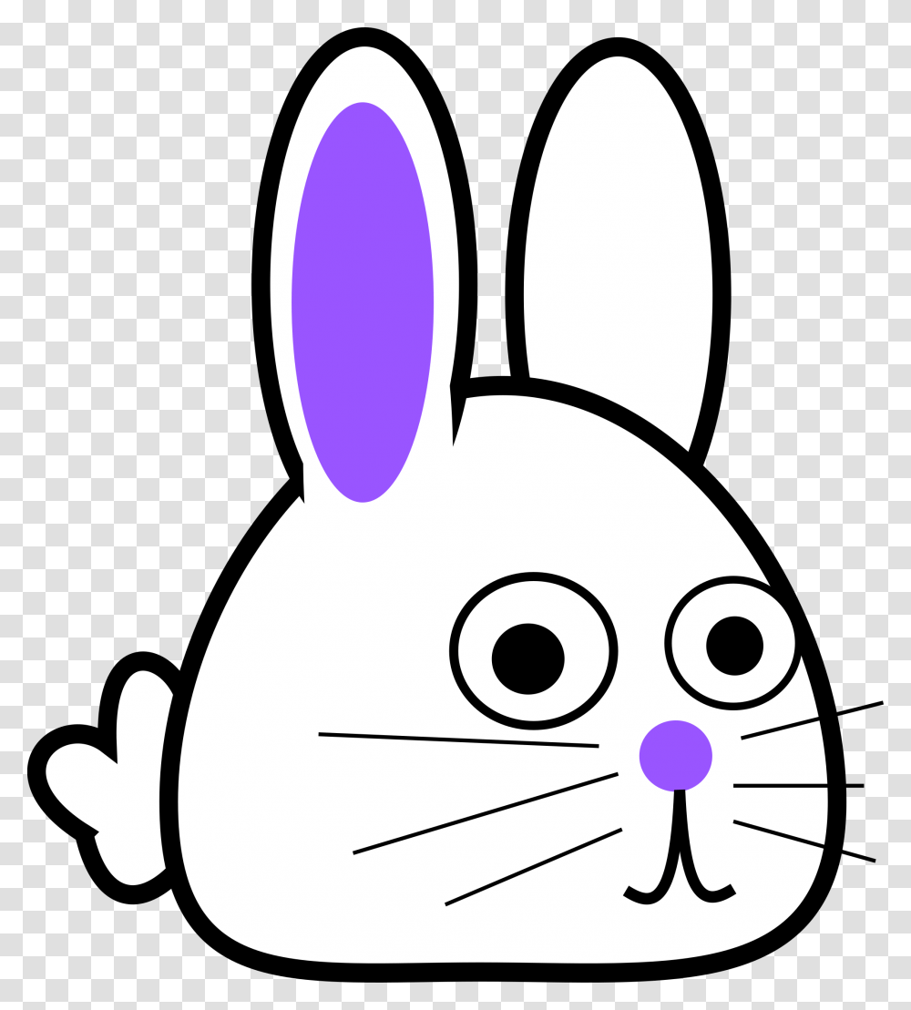 Rabbit Clipart Spring Bunny Coloring Page, Animal, Mammal, Face Transparent Png