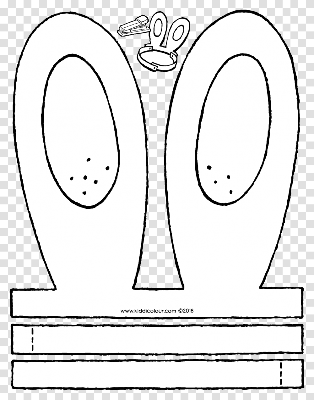 Rabbit Ears Malvorlage Osterhasen Ohren, Number, Logo Transparent Png