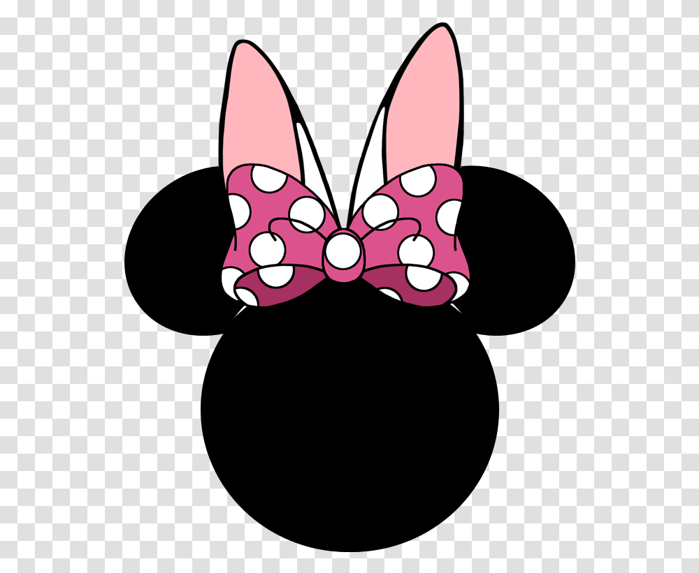 Rabbit Ears Minnie Mouse, Pattern, Ornament, Hair Slide, Purple Transparent Png
