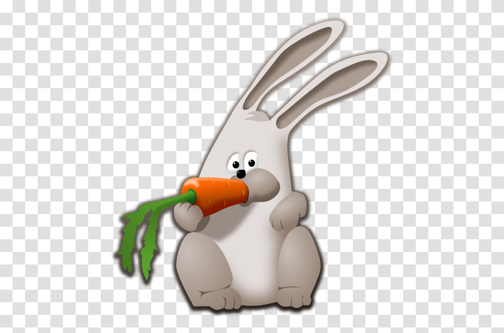 Rabbit Eating Carrot Funny, Rodent, Mammal, Animal, Bunny Transparent Png