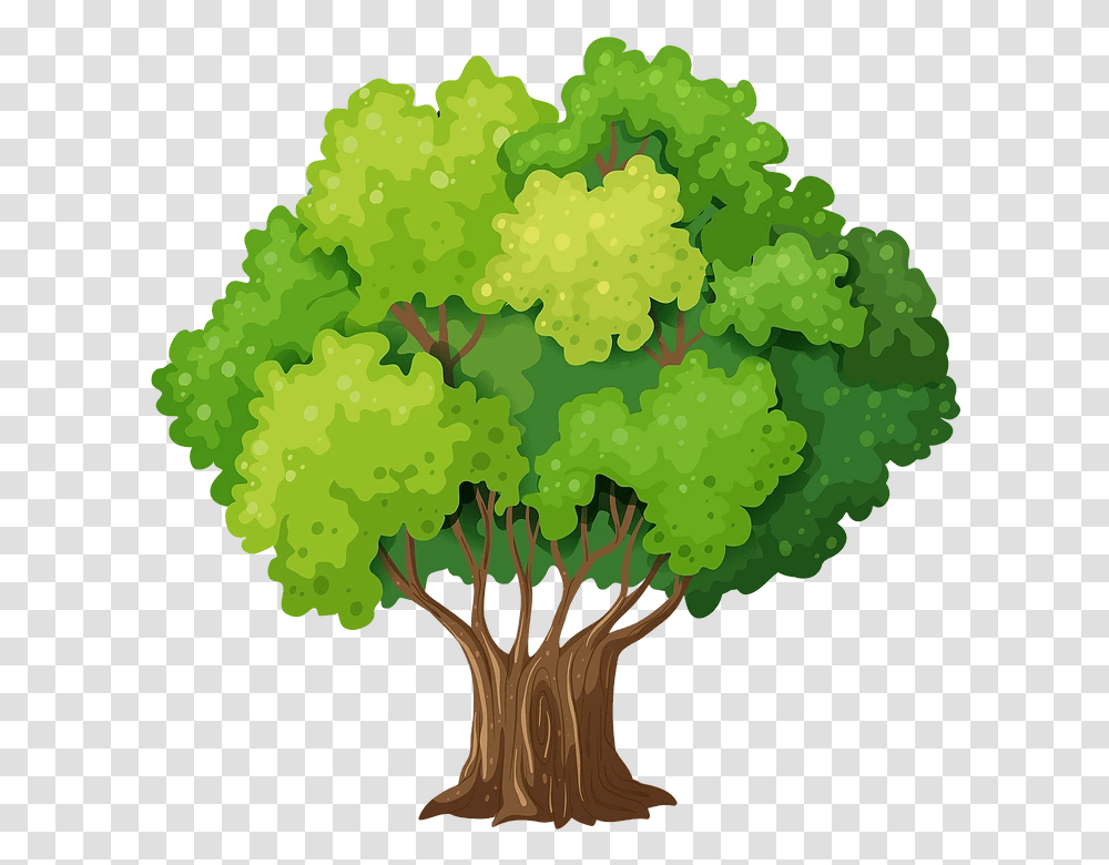 Rabbit Family Beardraft Big Tree Clipart, Plant, Vegetable, Food, Root Transparent Png