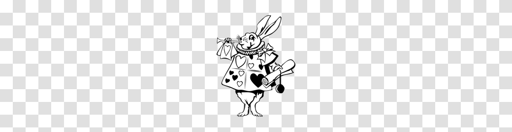 Rabbit From Alice In Wonderland Clip Art For Web, Performer, Stencil, Magician, Photography Transparent Png