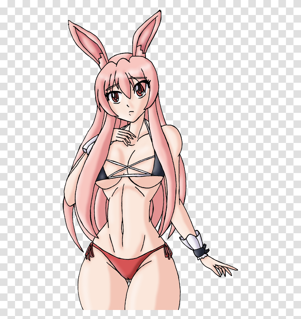 Rabbit Girl Anime Bikini Image Anime Bikini Girl, Comics, Book, Manga, Person Transparent Png