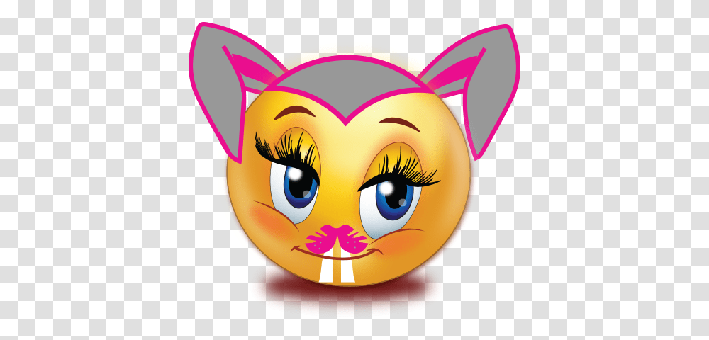 Rabbit Girl Halloween Costume Emoji Great Job Emoji, Graphics, Art, Label, Text Transparent Png