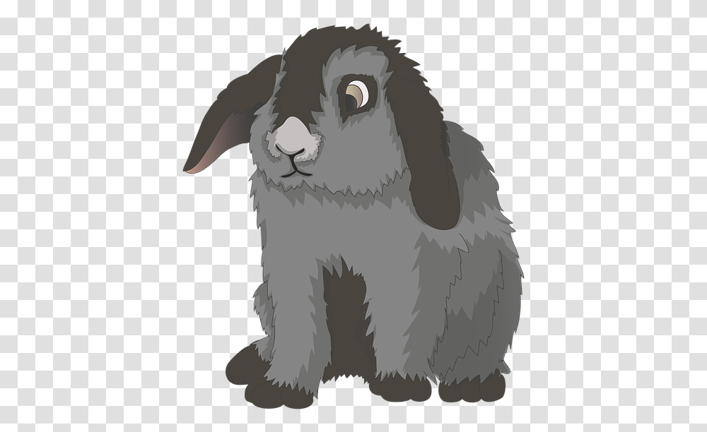 Rabbit Hare Munchkins Pet Digital Illustration Hare Gjennomsiktig, Animal, Mammal, Goat, Wildlife Transparent Png