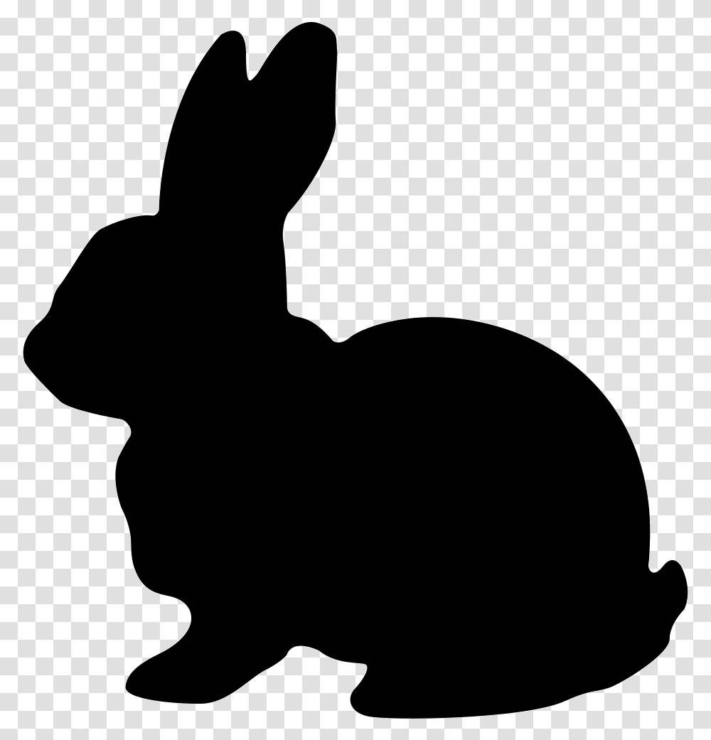 Rabbit Icon Free Download, Silhouette, Animal, Mammal, Rodent Transparent Png