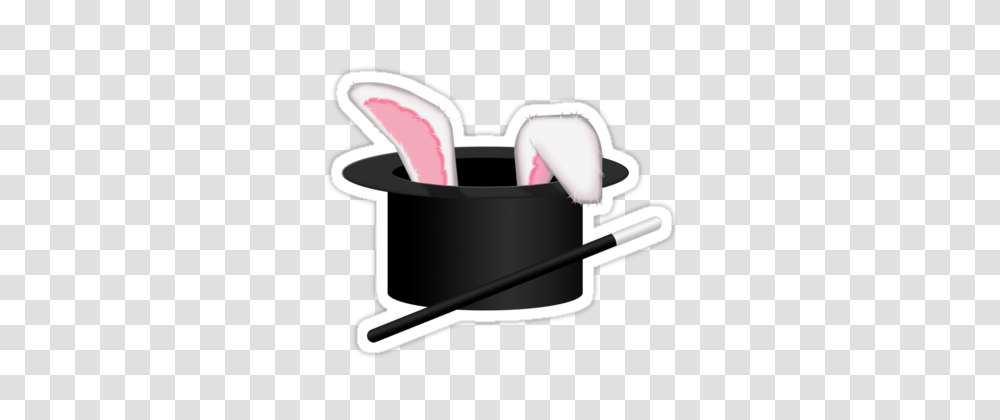 Rabbit In Hat Clipart, Bucket, Dentist Transparent Png