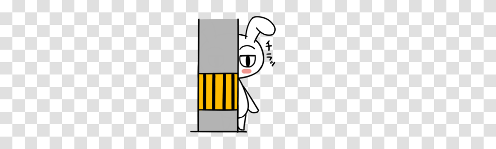 Rabbit Of A Telephone Pole Line Stickers Line Store, Label Transparent Png