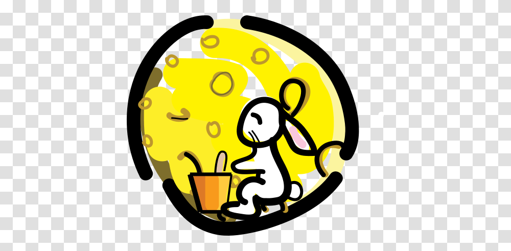 Rabbit On The Moon, Coffee Cup, Bowl, Dish, Meal Transparent Png