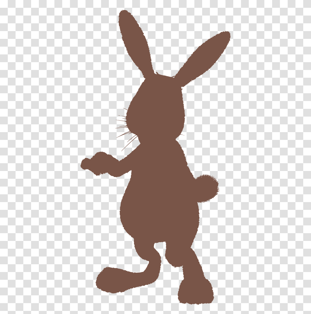 Rabbit, Person, Human, Silhouette, Standing Transparent Png
