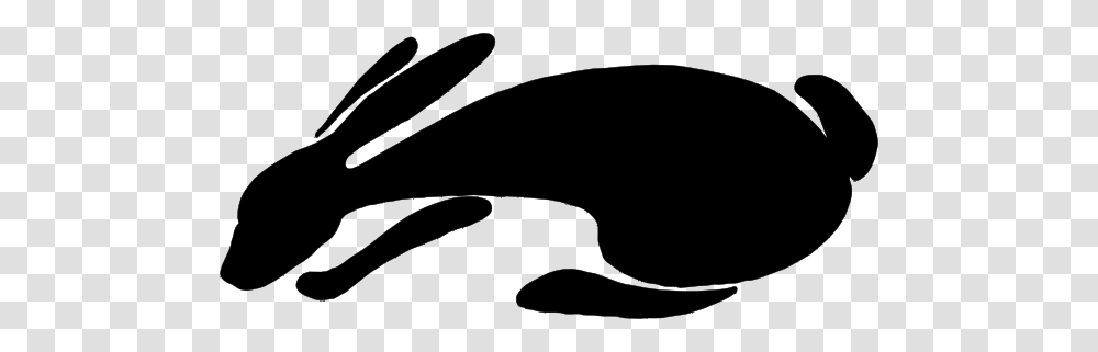 Rabbit Silhouette Clip Art Free Vector, Mammal, Animal, Rodent, Stencil Transparent Png