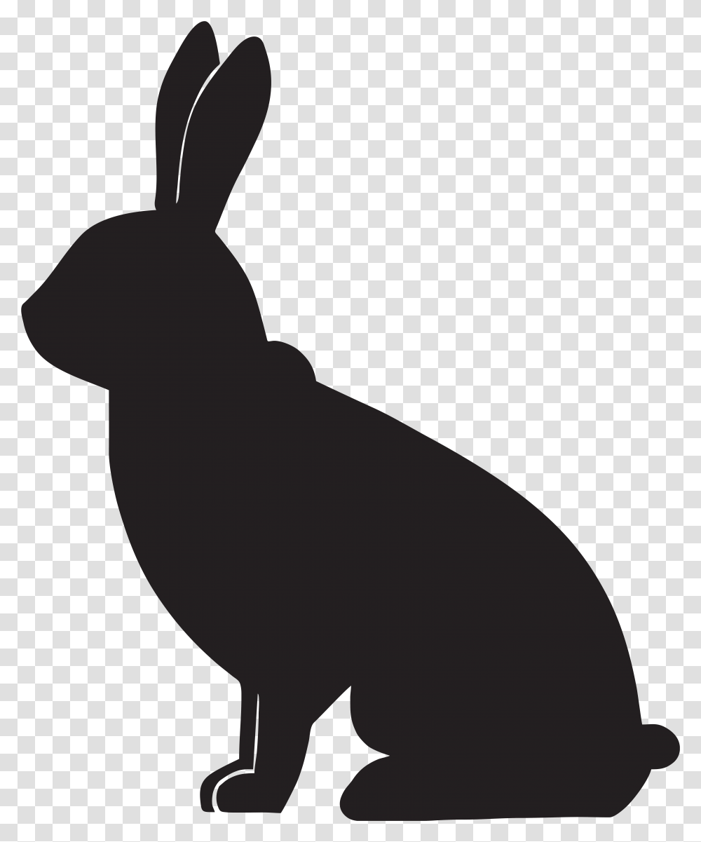 Rabbit Silhouette Clip Art Image, Rodent, Mammal, Animal, Bunny Transparent Png